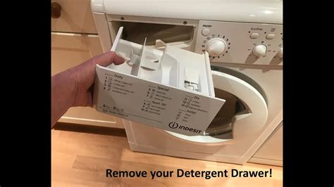 indesit washing machine cleaning drawer